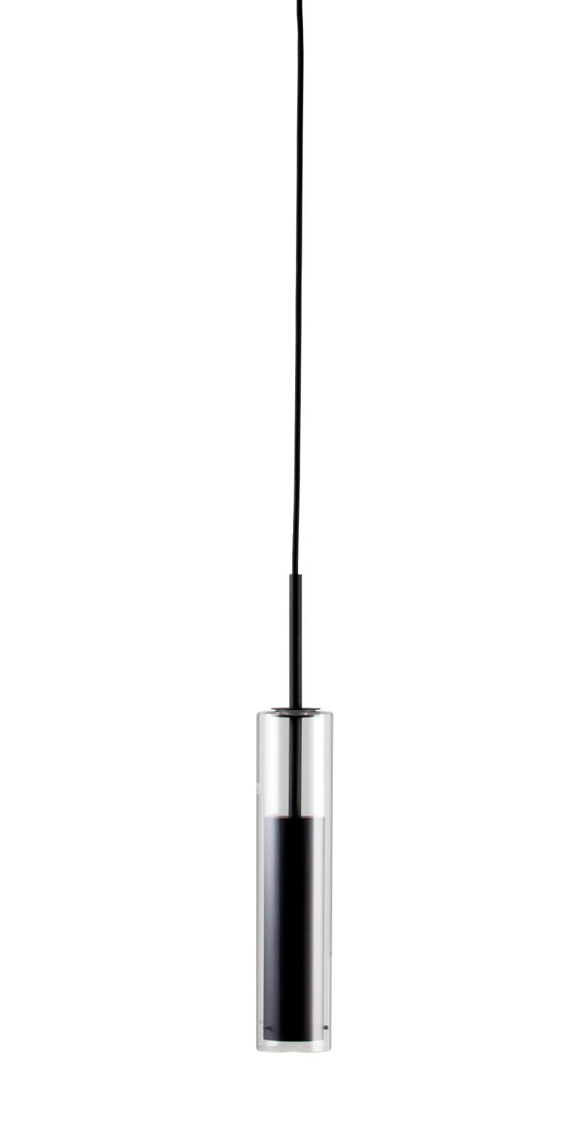 Sospensione in vetro tubolare 1XGU10 non incl. struttura in metallo bianco-cromo-nero TABOO-S Sospensione in vetro tubolare 1XGU10 non incl. struttura in metallo bianco-cromo-nero TABOO-S